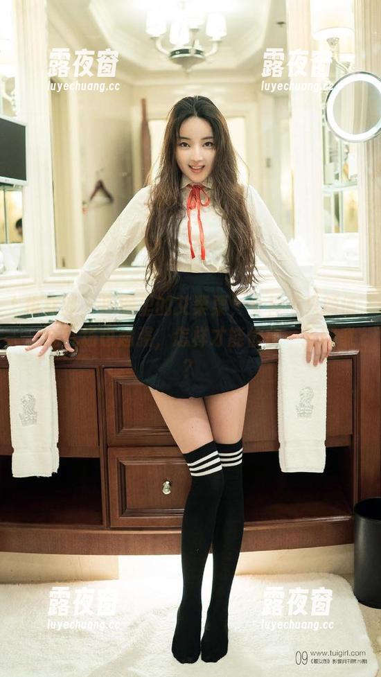 推女郎-艾栗栗 推女郎 - 原图里的艾栗栗,女神不只颜值,连气场也超强,怎样才能偷拿一张回家?